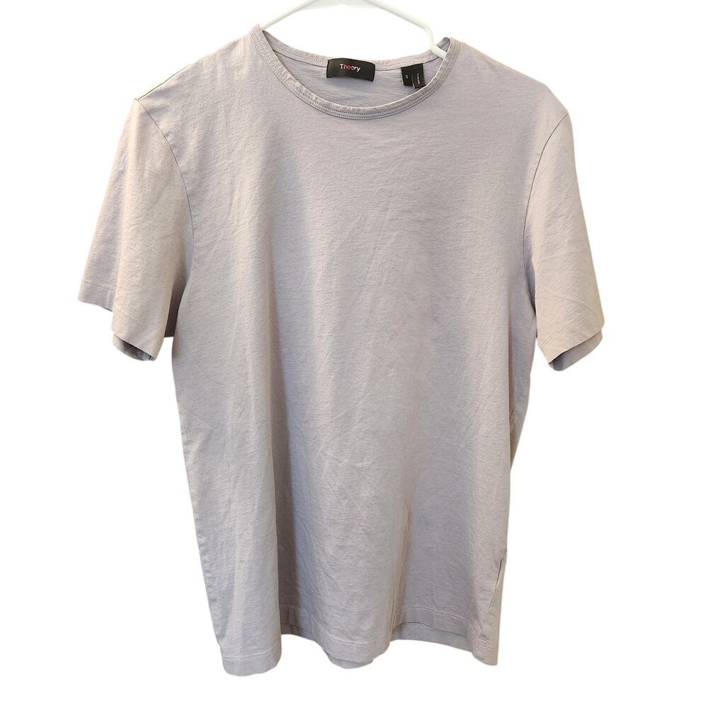 Theory Men's Short Sleeve Tee - Size S 100% Cotton
